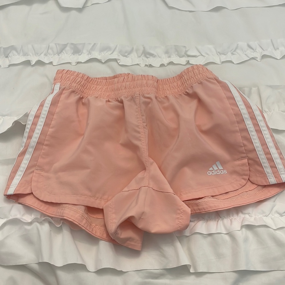 Adidas original pacers peach. Size Small